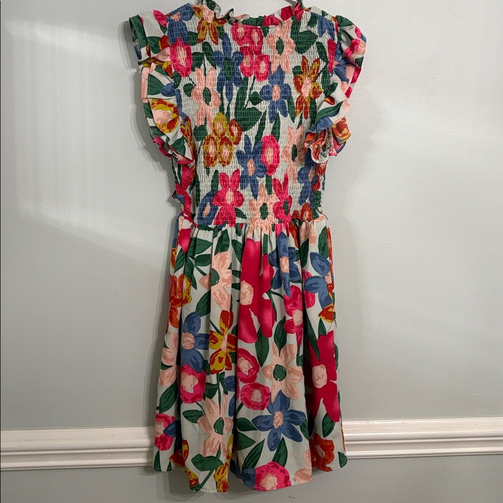 THML Floral Ruffle Dress - Picture 2 of 3